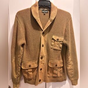 Vintage Orvis Wool Shawl Cardigan